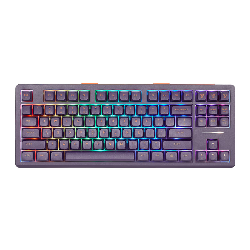 31日20点：Hyeku 黑峡谷 Q3pro 三模机械键盘 87键 BOX红轴 灯带版 199元