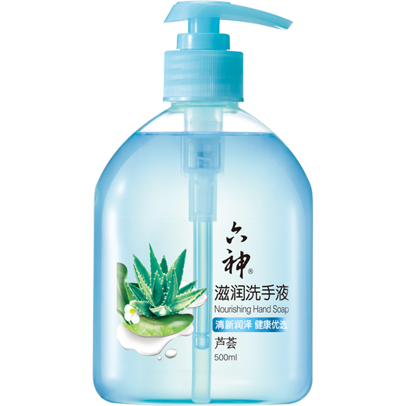 六神 滋润洗手液500ml*1(清爽 温和洁净 泡沫均衡 滋润) 10.9元