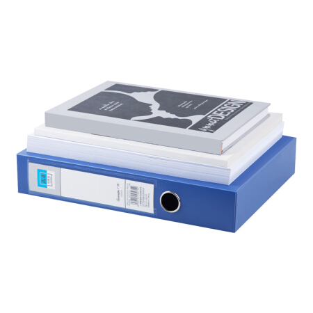 GuangBo 广博 A88005 塑料文件夹 A4 蓝色 10支装 54.8元