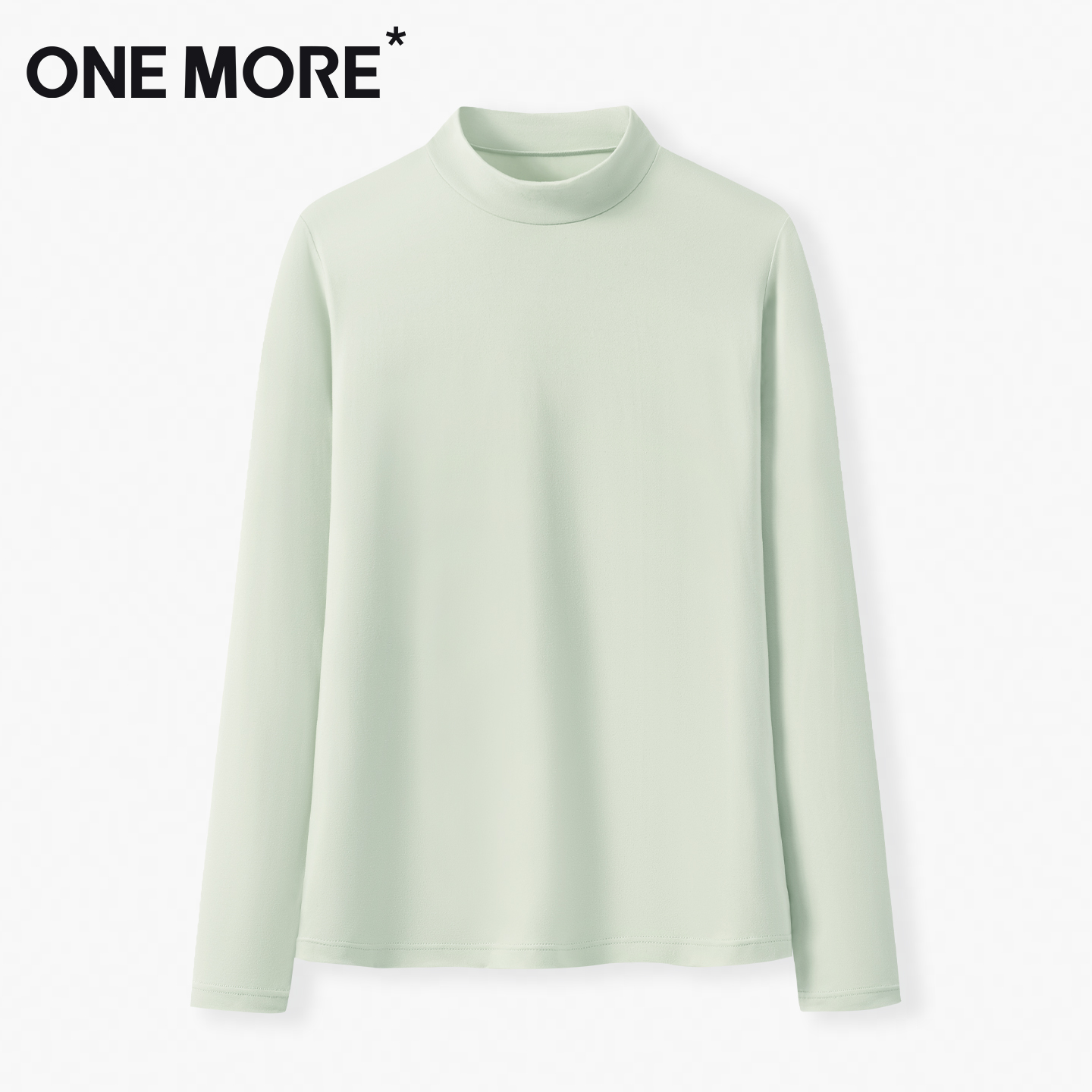 ONE MORE 女士半高领打底衫 zmn1018pc-409036 29.9元（需用券）