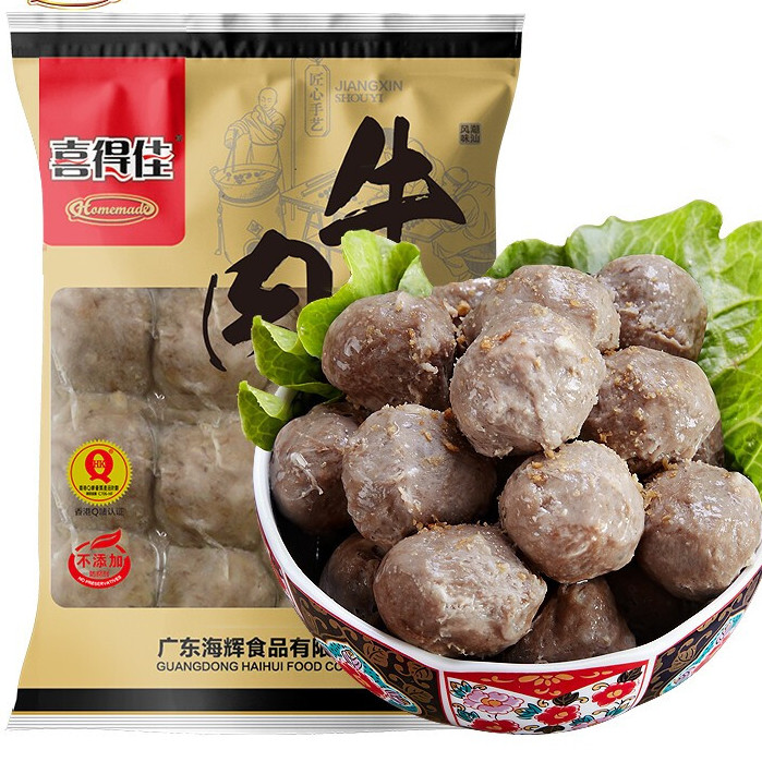 喜得佳 牛肉丸 250g 34.9元