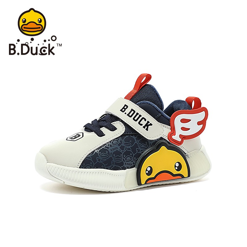 B.Duck 小黄鸭 儿童冬季加绒保暖运动鞋 48.68元（需用券）