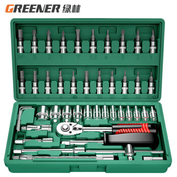 GREENER 绿林 032400E 战神工具套装 46件套 ￥36.5