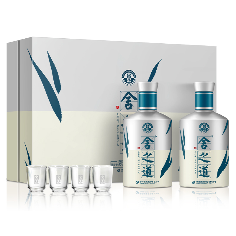 88VIP：舍得 舍之道天道礼盒 52%vol 浓香型白酒 500ml*2瓶 406.6元