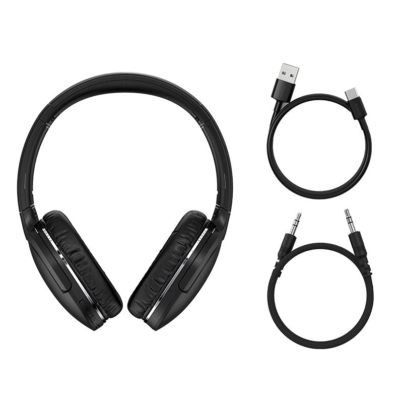 BASEUS 倍思 D02 Pro 耳罩式头戴式降噪 有线蓝牙 双模无线耳机 黑色 81.5元（需