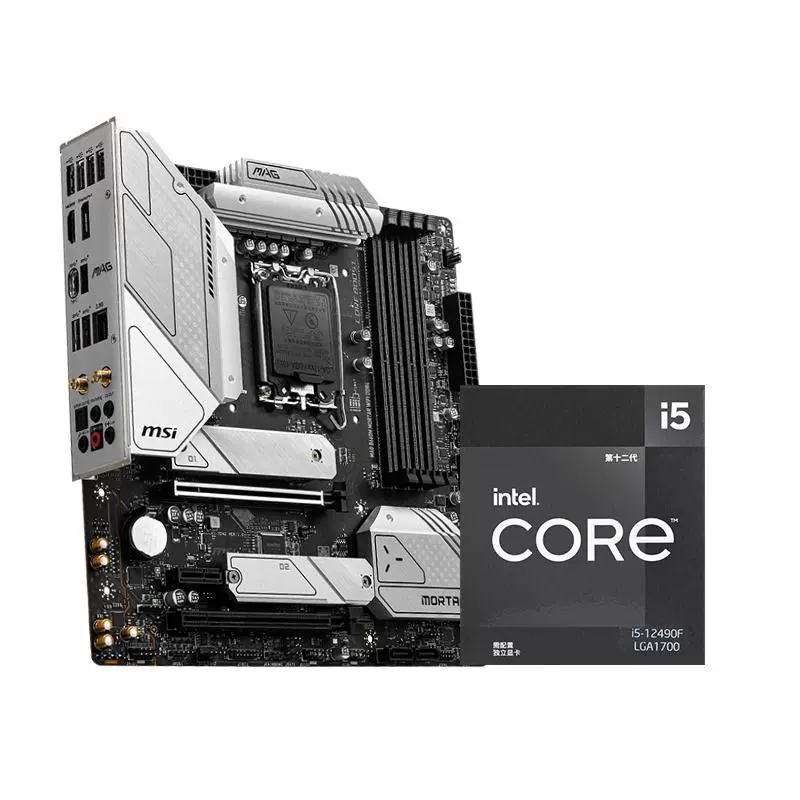 MSI 微星  MSI 微星 PRO H610M-E DDR4+i5 12490F两件套装 ￥1047.02