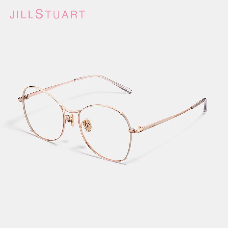 JILL STUART 姬丝图特 JILLSTUART姬丝图特钛金属框架复古圆框近视眼镜可配度数JS