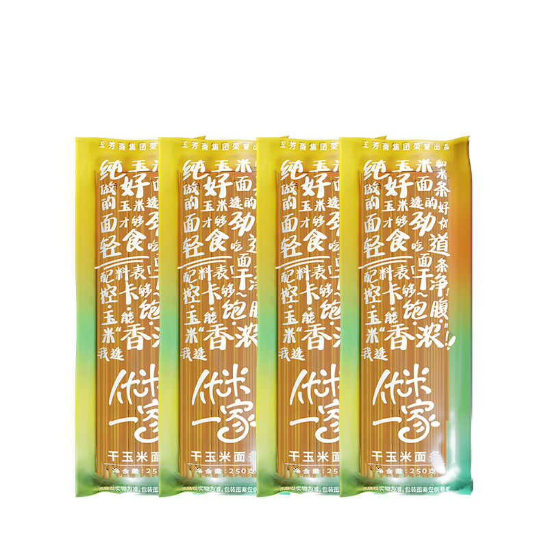 优米一家 纯玉米面条 250g*4袋 8.9元包邮（需用券）