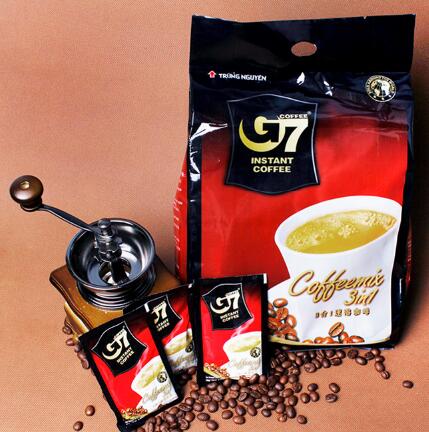 18.9元包邮（需用券）中原G7 三合一原味速溶咖啡50袋800g装 越南原装进口 