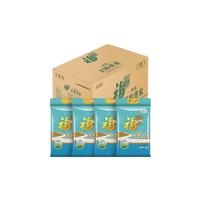 福临门 优选长粒香大米 20kg 5kg*4袋整箱装 82.5元