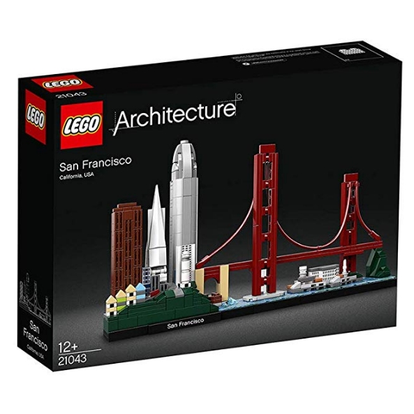 百亿补贴：LEGO 乐高 Architecture建筑系列 21043 旧金山 334元包邮（需用券）