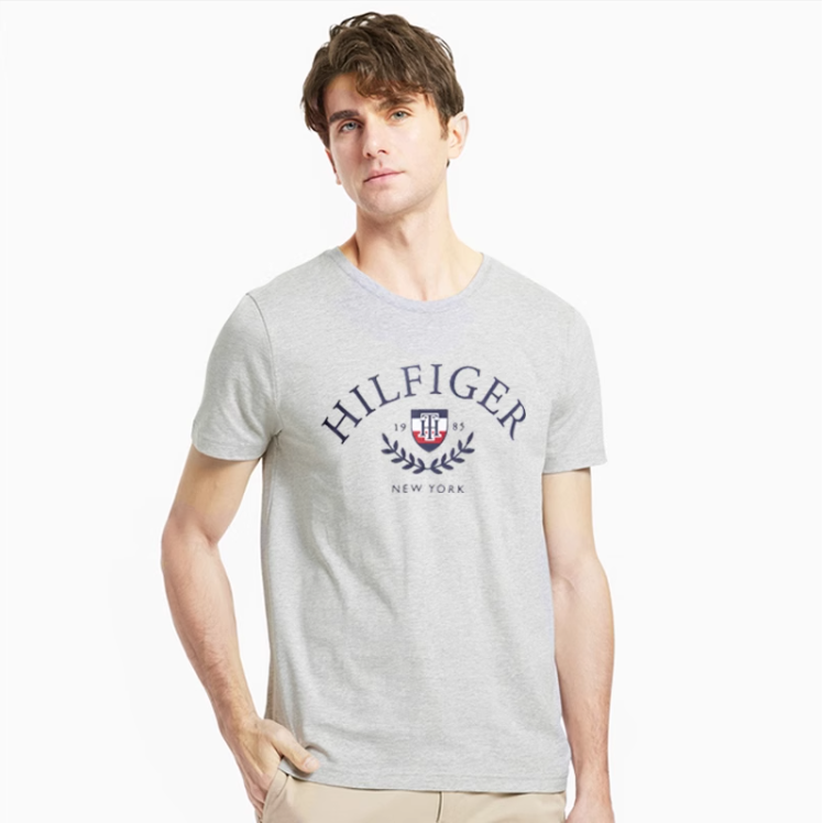 tommy hilfiger 汤米·希尔费格 男士纯棉绣标短袖t恤 多色