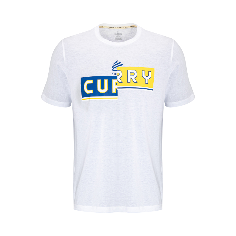 安德玛 库里Curry 男子篮球运动短袖T恤 1377543 144元（需买2件，共288元，拍下