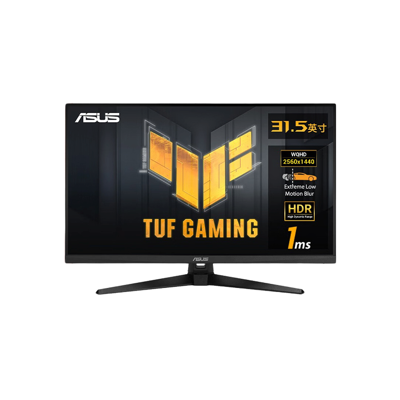 移动端：华硕 ASUS TUF GAMING系列 VG32AQA1A 31.5英寸 VA FreeSync 显示器（2560×1440、1