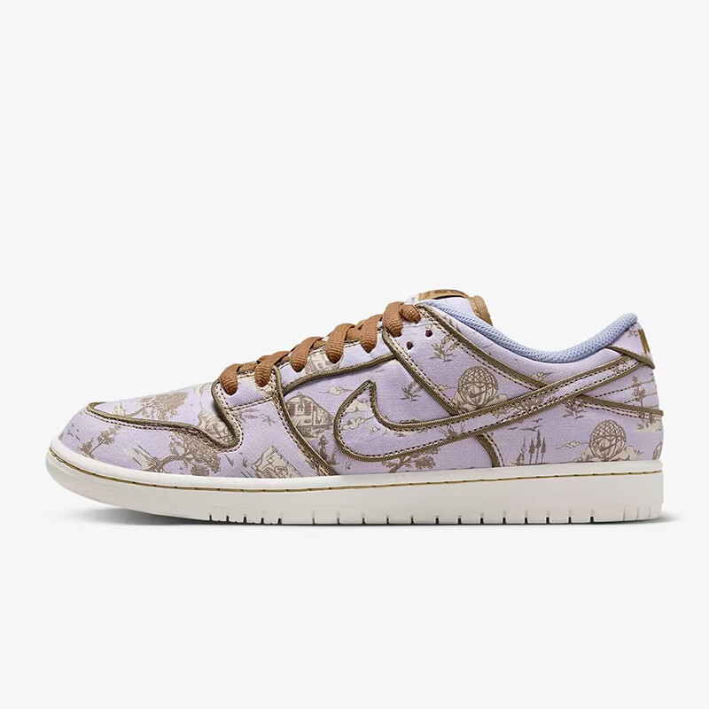 NIKE 耐克 SB DUNK LOW男女运动休闲低帮滑板鞋 卡其 淡雅金 椰奶色FN5880-001 44.5 9