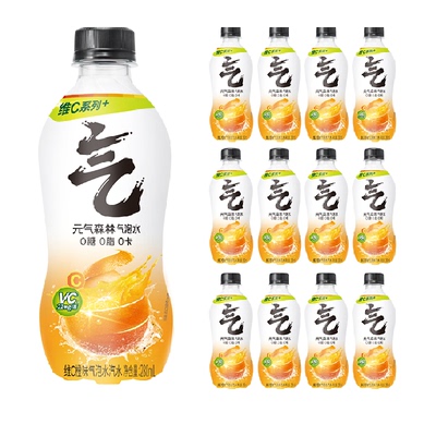 88VIP: 元气森林维C橙味饮料280ml×12瓶 17.41元+1.49元淘金币