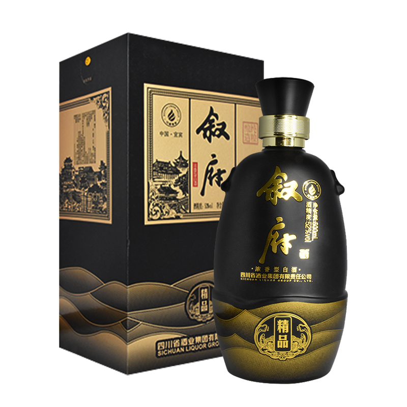 叙府 精品 52%vol 浓香型白酒 500ml 单瓶装 62元