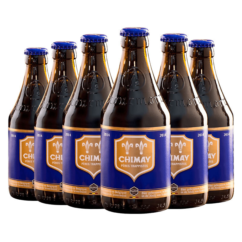 CHIMAY 智美 蓝帽啤酒 修道士精酿 啤酒 330ml*6瓶 63.8元（需用券）