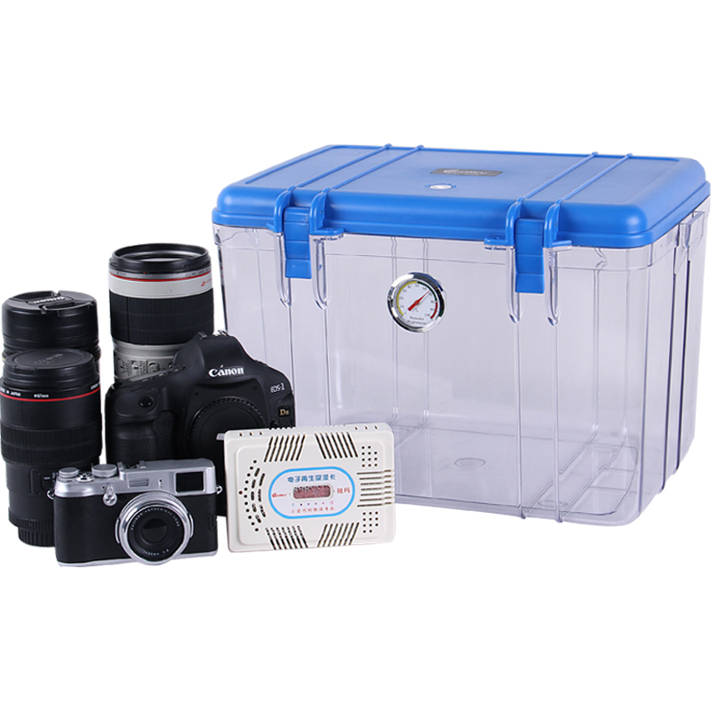 EIRMAI 锐玛 单反相机防潮箱 镜头收纳箱 相机干燥箱 摄影器材 大号R20 蓝色 