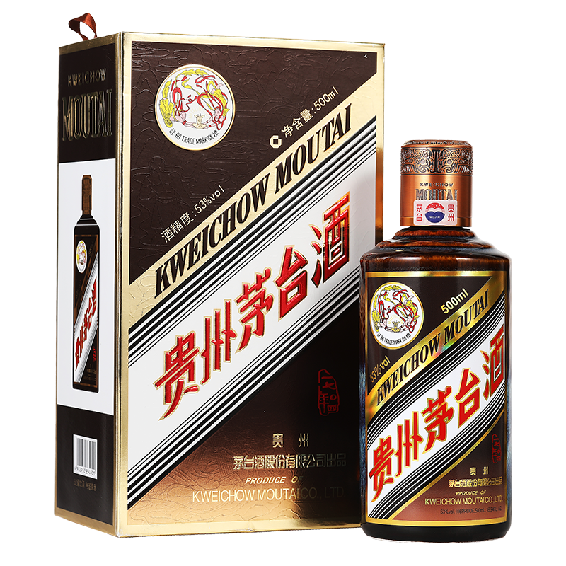 京东百亿补贴：茅台（MOUTAI） 彩釉珍品 酱香型白酒 53度 500ml 单盒装 4299元