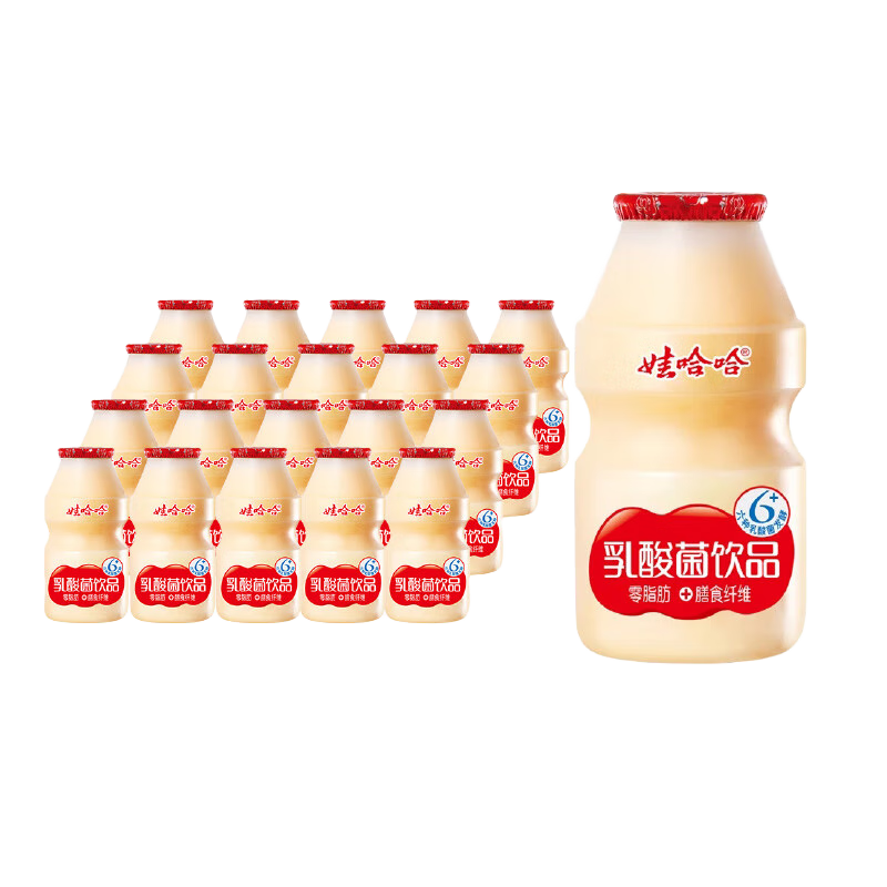 puls会员：娃哈哈 乳酸菌饮品 100mL*20瓶 21.65元（需领券）