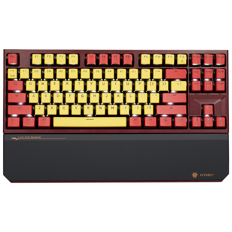 Hyeku 黑峡谷 X3 87键 2.4G双模机械键盘 龙舌兰日出 凯华BOX玫瑰红轴 单光 169元