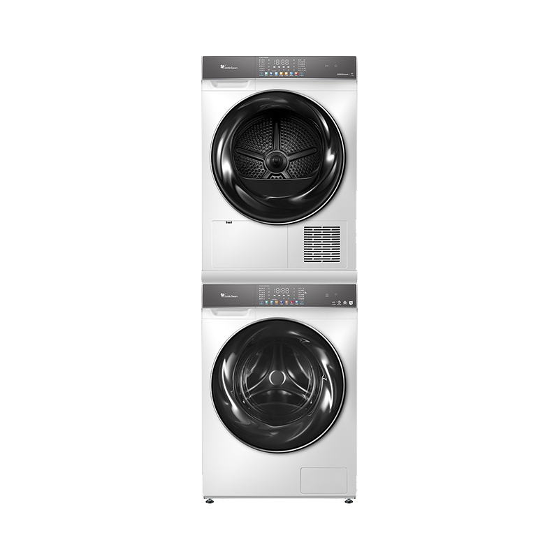 再降价、PLUS会员：LittleSwan 小天鹅 水魔方洗烘套装 10KG滚筒洗衣机全自动+热