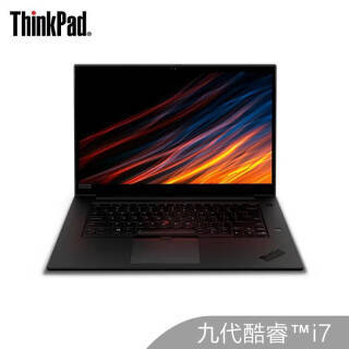ThinkPad 思考本 P1隐士2019（0DCD）15.6英寸笔记本电脑（i7-9750H、16GB、1TB SSD、Qua