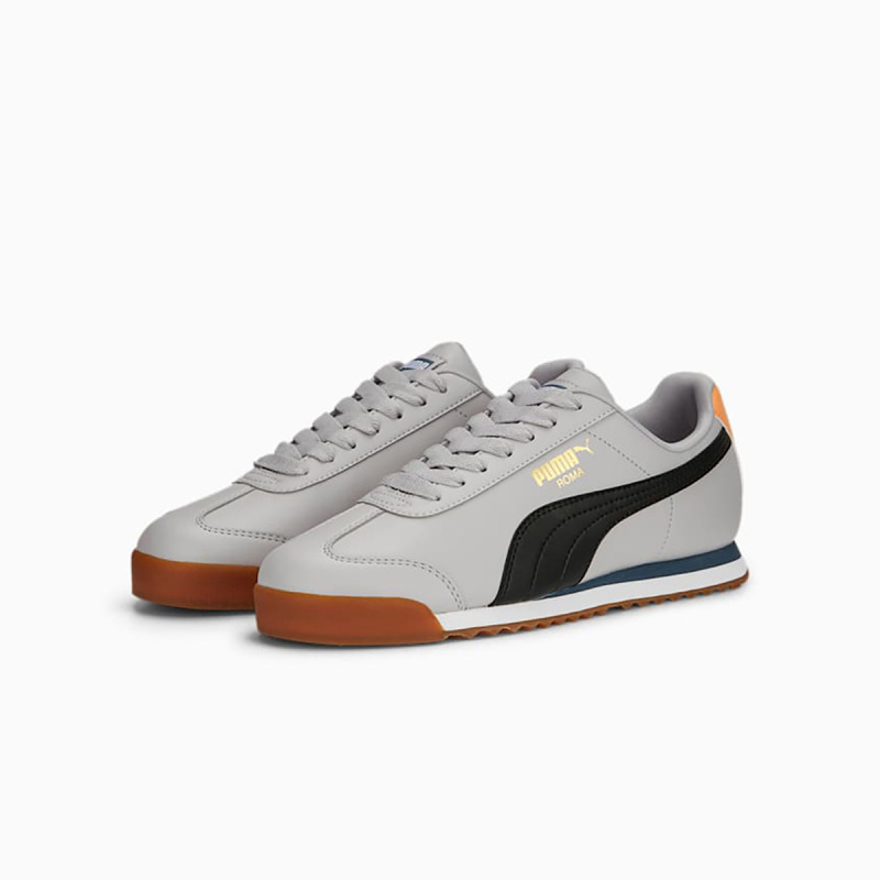 PUMA 彪马 Roma Basic+ 防滑耐磨 低帮 训练鞋 男女同款 灰黑1PU36957144 292元（需用