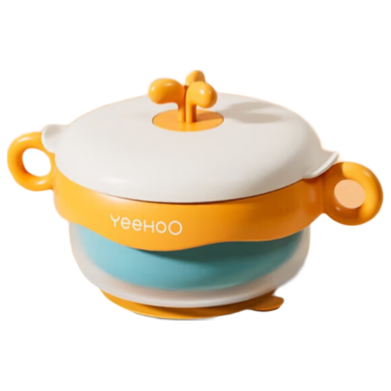 PLUS会员：英氏 儿童注水保温碗 44.61元