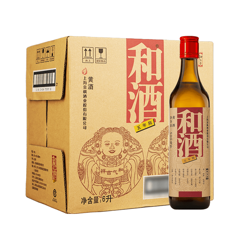 和酒 5年陈整箱500ml×12瓶 104.5元