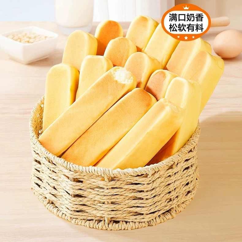 良品铺子 南瓜乳清蛋白面包棒500g 券后14.9元