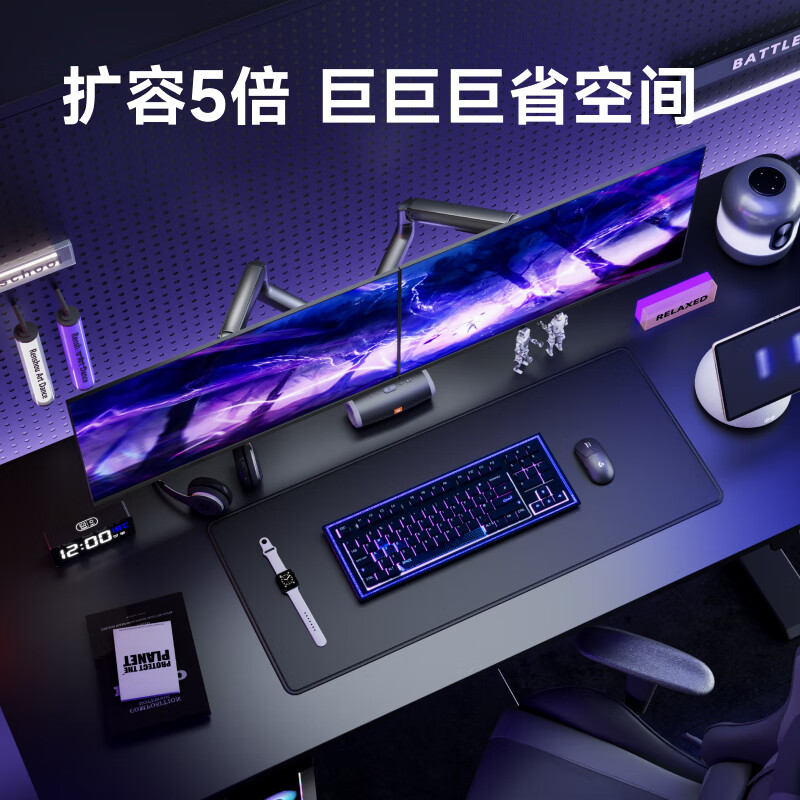 北弧 双屏显示器支架 E350-2系列 电脑显示器支架臂双屏幕 电脑支架台式 209元 - 线报酷