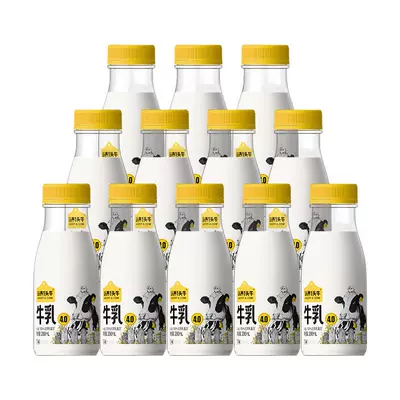 百亿补贴：认养一头牛 冷藏低温牛奶200ml*12瓶 39.9元