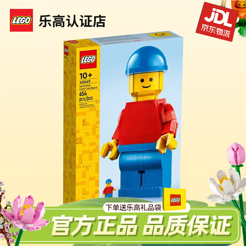 乐高 LEGO 大人仔40649 方头仔积木儿童拼搭玩具 男孩女孩儿童生日礼物 40649 