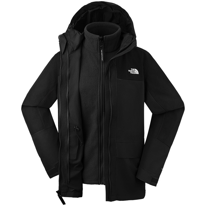 THE NORTH FACE 北面 女Elements抓绒三合一防水保暖户外24新款TheNorthFace|89YJ 1898元