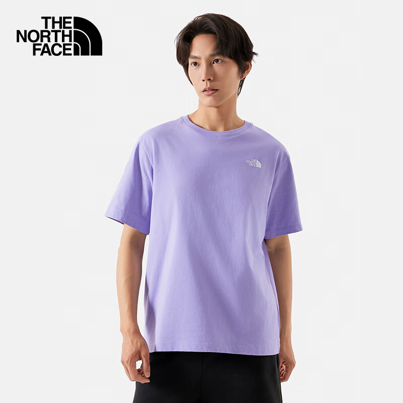 THE NORTH FACE 北面 短袖T恤男户外舒适透气休闲短袖88GC 紫色/PJO XL 129元