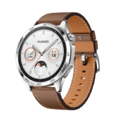 再补券、学生会员：华为 HUAWEI WATCH GT 4 46mm 山茶棕 棕色真皮表带 1458元包邮