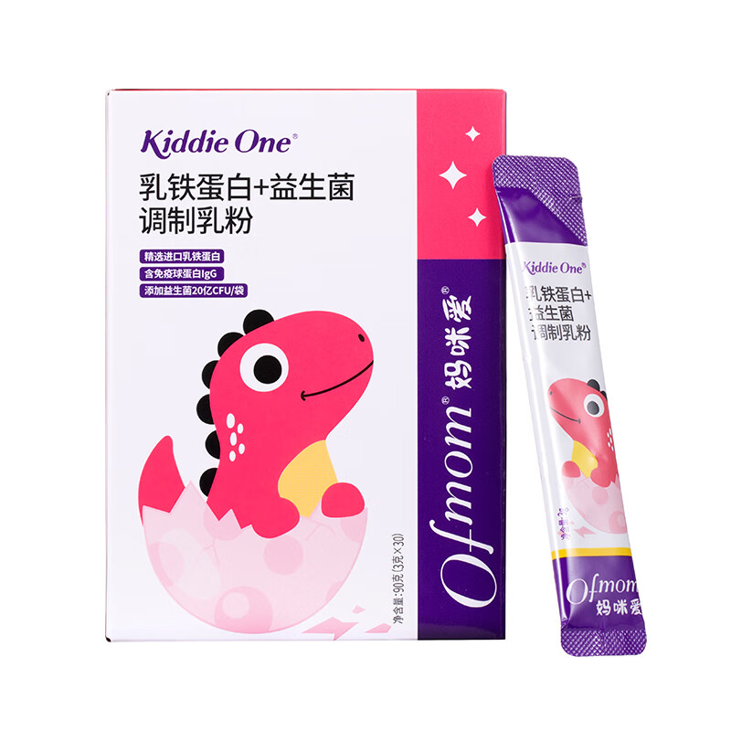 PLUS会员：Ofmom 妈咪爱 宝宝乳铁蛋白+益生菌蛋白粉 131.1元（需买2件，需用券