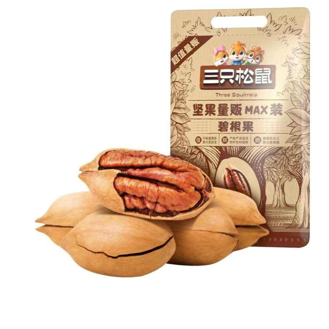 百亿补贴：三只松鼠 量贩碧根果Max装 500g 24.9元