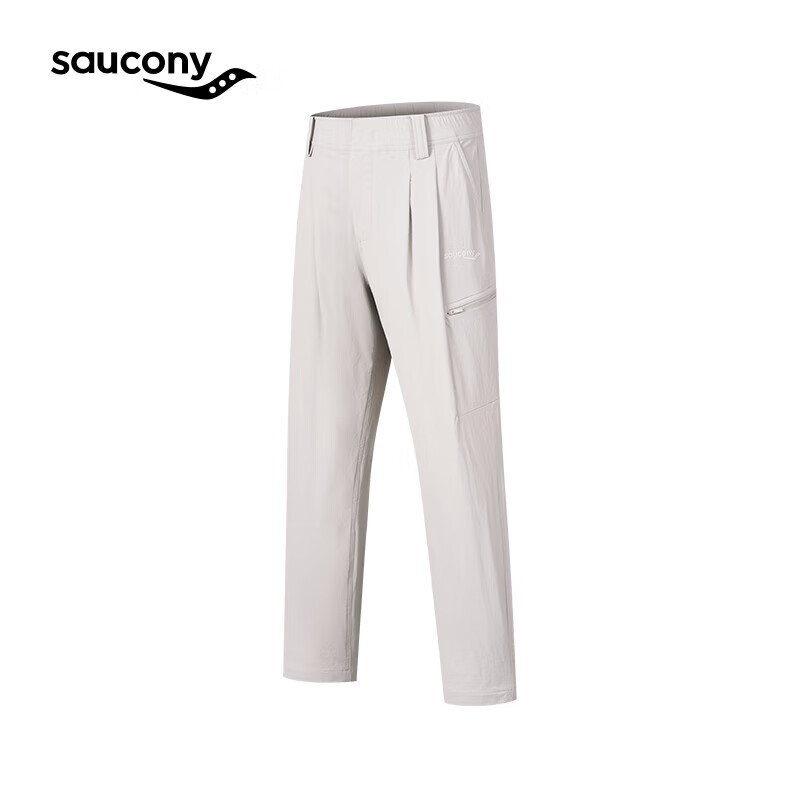 saucony 索康尼 男子梭织休闲通勤长裤微弹舒适浅卡其2XL ￥519