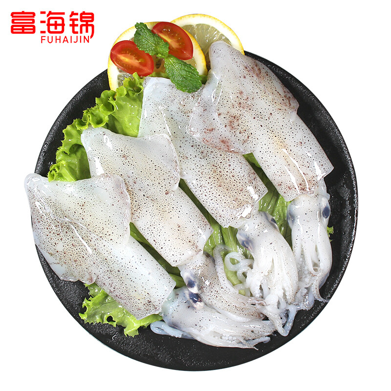 富海锦 鲜冻笔管鱿鱼500g 鱿鱼 29.3元