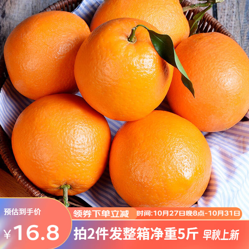 橙之味 江西赣南脐橙 3斤 单果120g+ 6.9元（需用券）