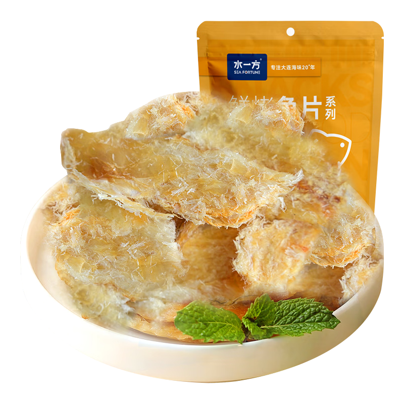 今日必买：水一方 现烤鱼片 鳕鱼碎50g 5.67元（需买6件，需用券）