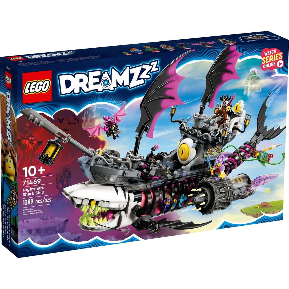春焕新、PLUS会员：LEGO 乐高 梦境城猎人DREAMZzz系列 71469 梦魇鲨鱼船 695.32元