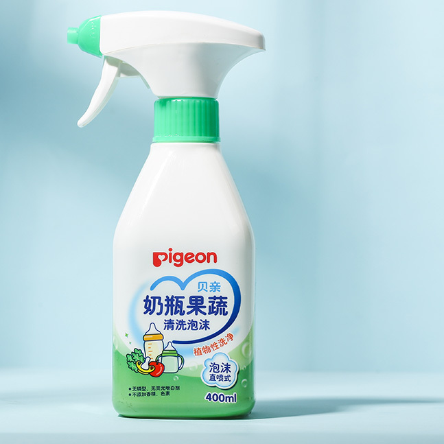 Pigeon 贝亲 奶瓶果蔬清洗泡沫 400ml 31.2元