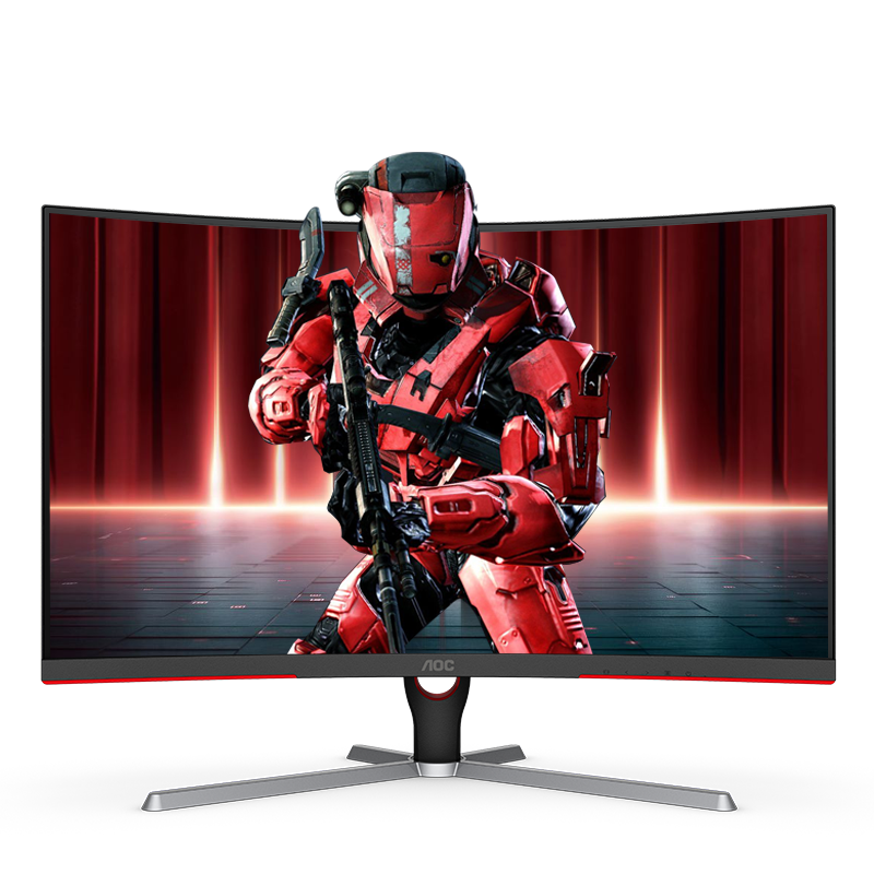 plus会员：AOC 31.5英寸 1000R 2K高清 165Hz HDR10 曲面游戏电竞显示器 1343.86元（需