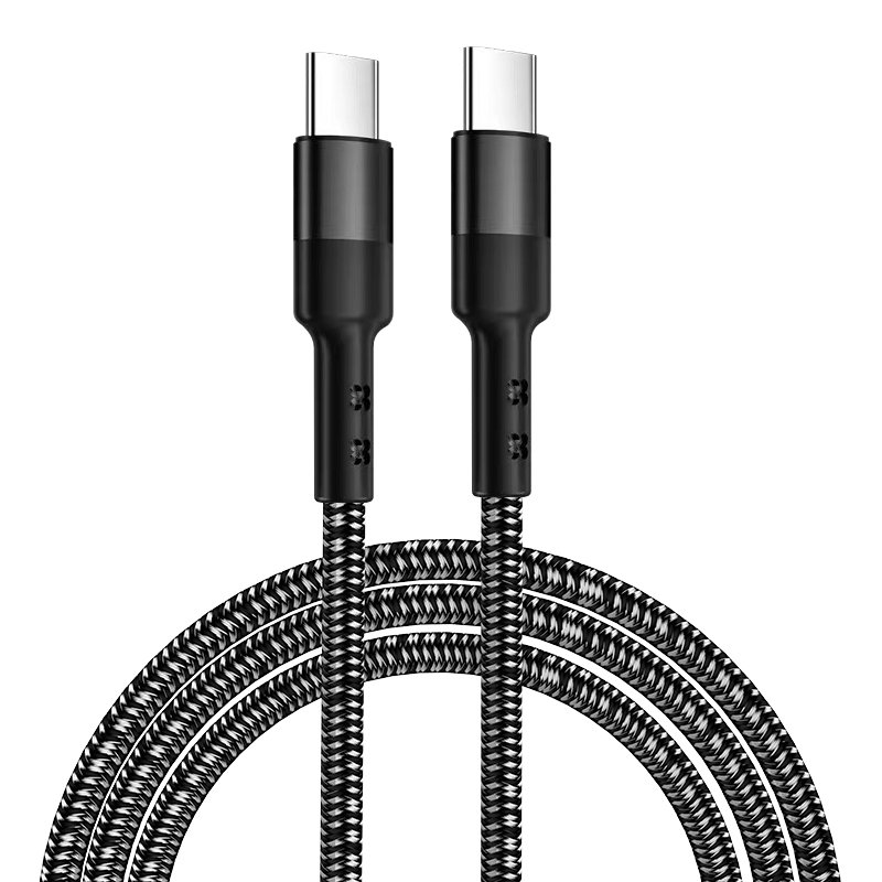 双Type-C 60W编织 数据线 1m 5.9元