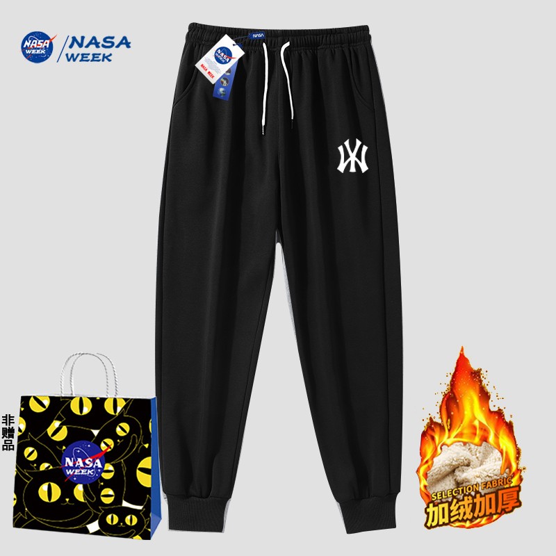 NASA WEEK 运动休闲裤 纯棉男女加绒裤 17.85元（需用券）