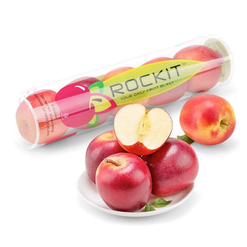 京觅 乐淇（ROCKIT）新西兰火箭筒苹果 3筒礼盒装 单筒245g起 5粒/筒 生鲜 新鲜